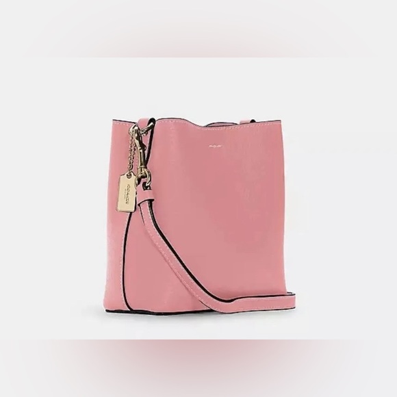 Coach C7266 Mini Town Leather Bucket Bag Pink - Picture 4 of 6